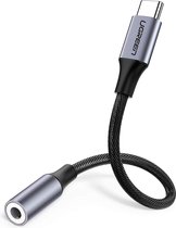 UGREEN - USB-C naar 3.5mm jack kabeladapter - 11 cm