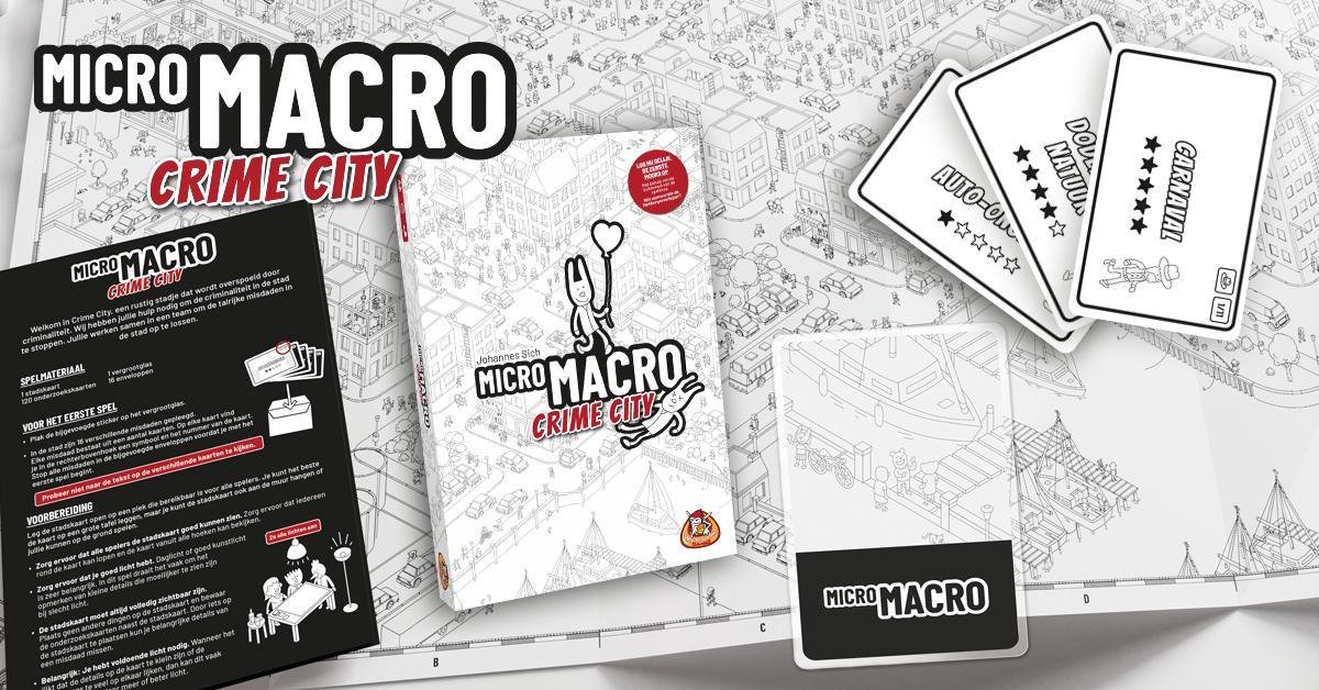 White Goblin Games - MicroMacro: Crime City - Coöperatiefspel - 1 tot 4 spelers - Samenwerken - los nu 16 misdaden op - Vanaf 10 jaar — afbeelding 5