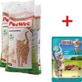 Peewee Kattenbakvulling Wood