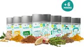 Sienna & Friends - Bio Babyvoeding - Pack van 7 kruidenmengelingen - voor Baby's en Kinderen - Vanaf 6 Maanden