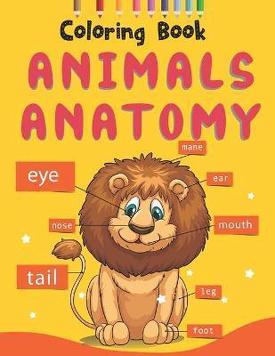 Animals Anatomy Coloring Book 9798683392512 Sharevectors Publishing