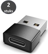 SAMTECH USB-C naar USB convertor - opzetstuk - USB 3.1 to USB C - USB C naar USB A female - 2-stuks