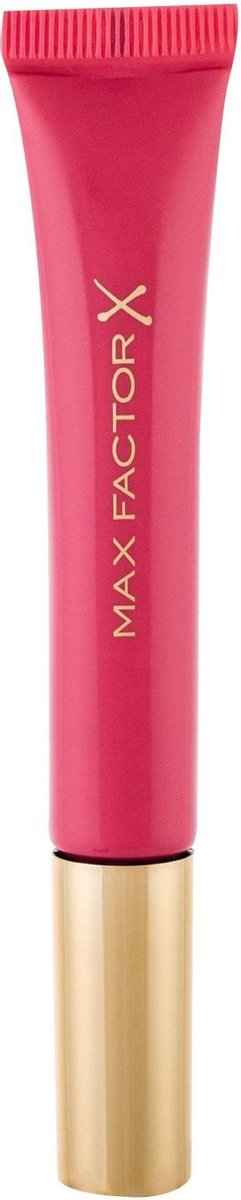 Max Factor Gloss Color Elixir in 10 Starlight Coral. Roze tube met gouden dop.