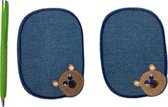 Akyol - Strijk embleem Elleboog Knie Strijk embleem set (2) – stof & strijk applicatie  14.3*11cm / Camouflage