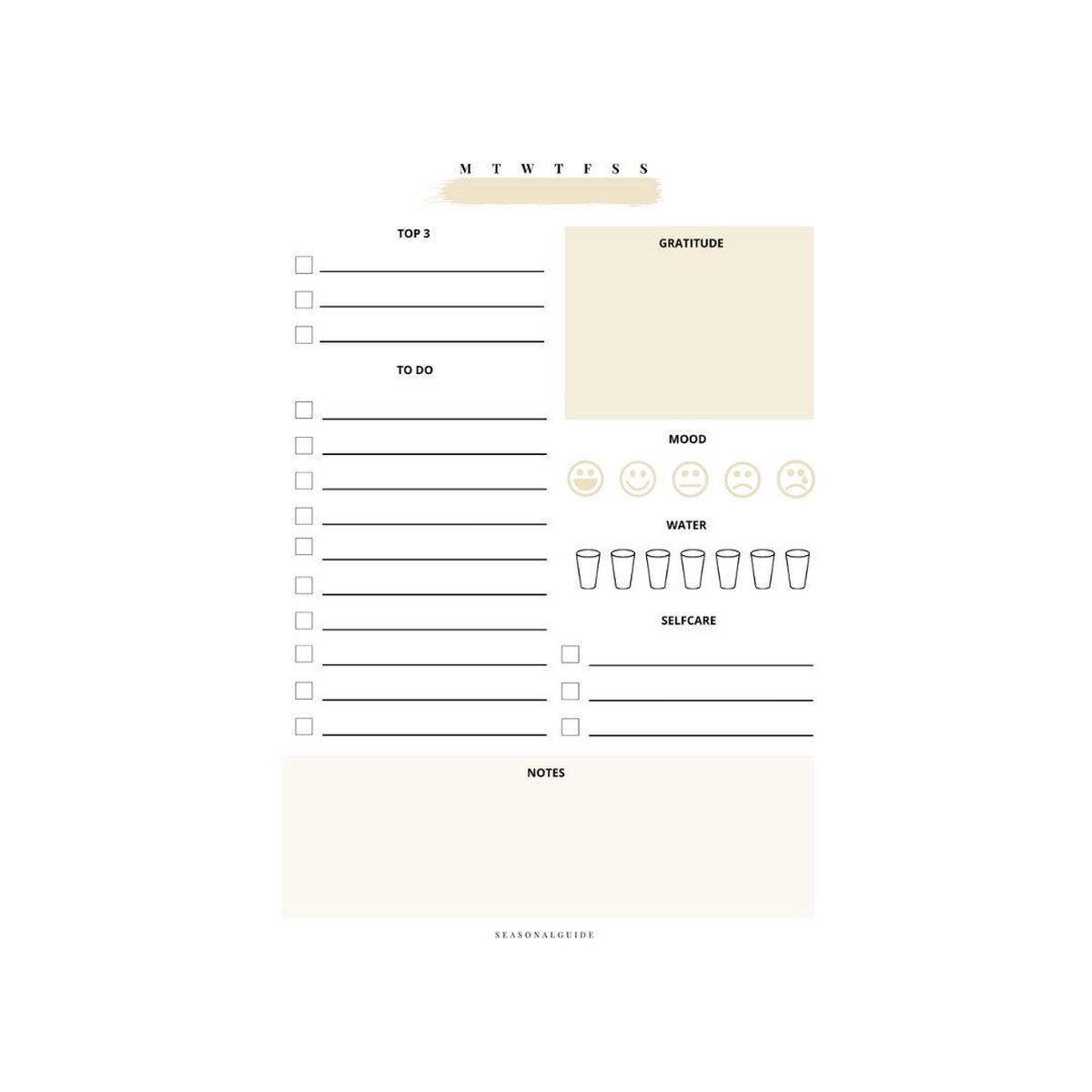 A5 Dagplanner - Memoblok - Notitieblok
