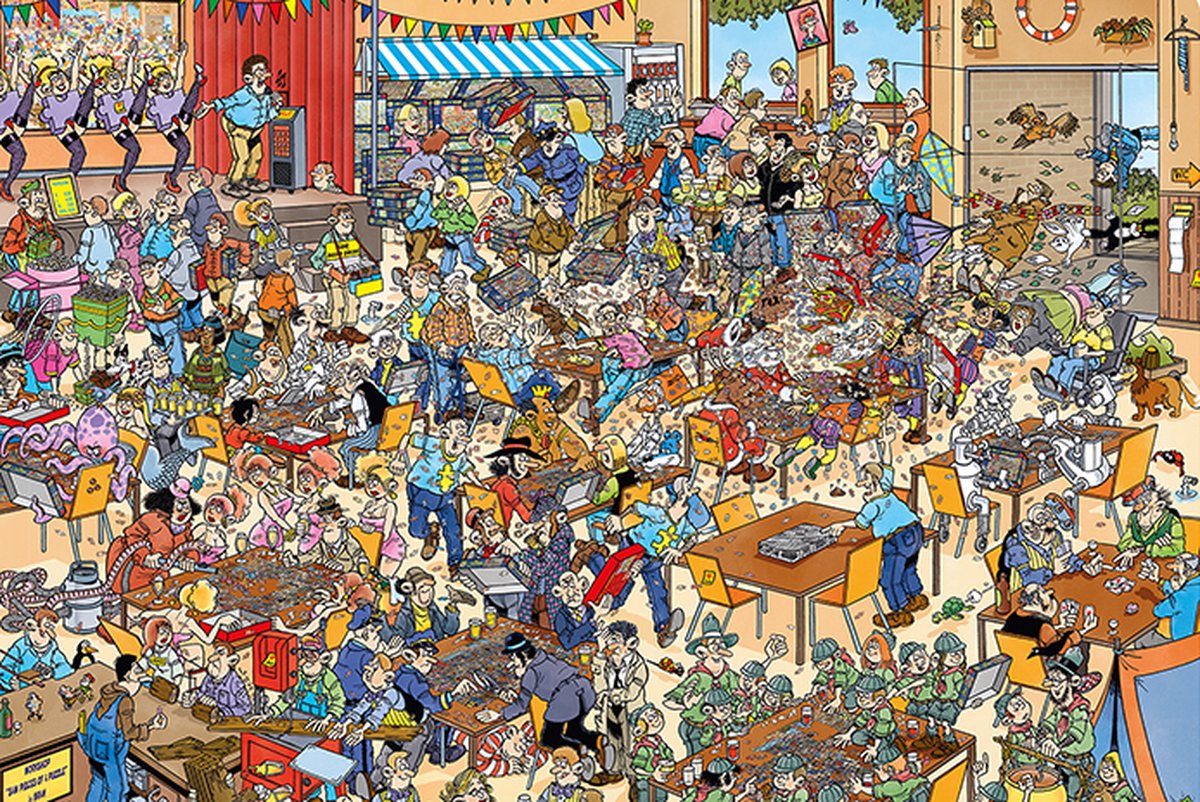 Jan van Haasteren NK Puzzelen puzzel - 1000 stukjes — afbeelding 5