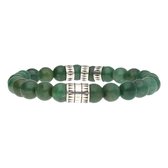 Bela Donaco Armband Luxury B8 – Afrikaanse Jade – Geoxideerd Sterling Zilver