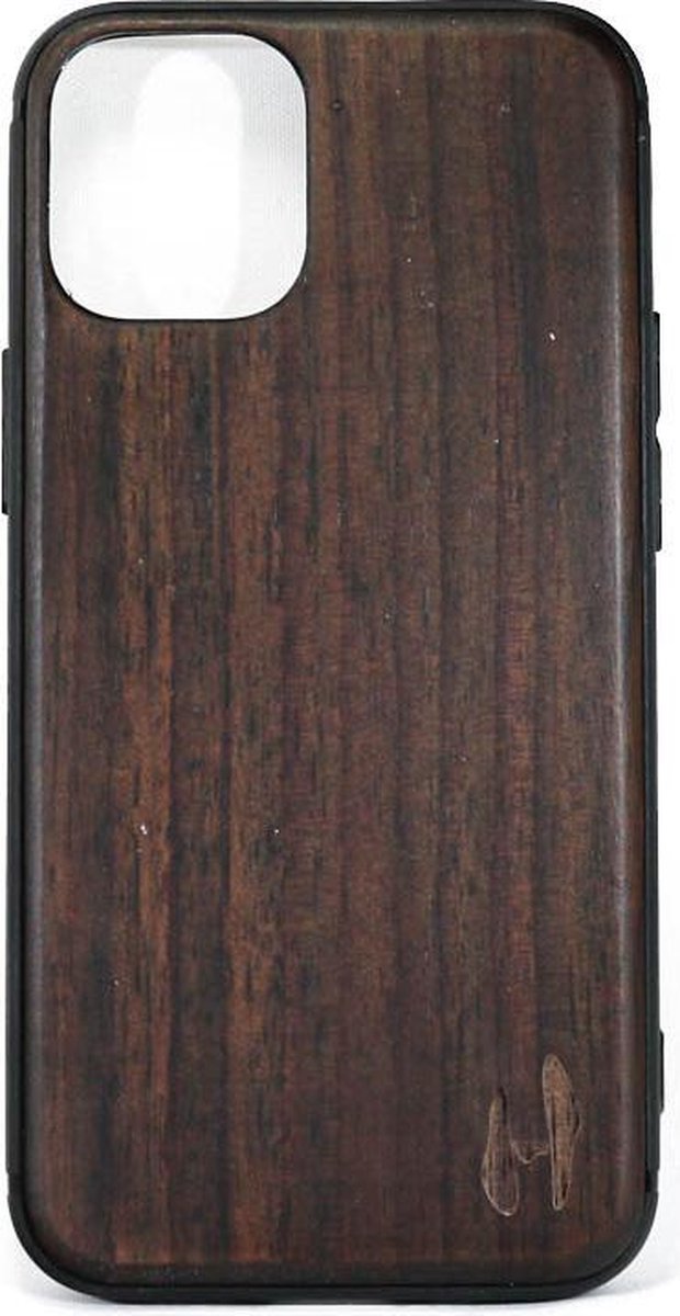 Hoentjen Creatie, Houten TPU case - iPhone 12 mini Padouk