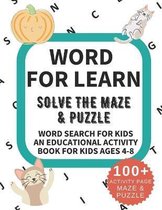 Word For Learn - Word Search Puzzles for Kids ages 4-8