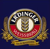 Metalen Bord Duitse Bieren Erdinger Logo Blue