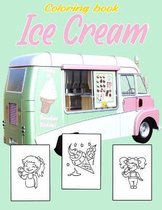 Ice Cream Coloring Book