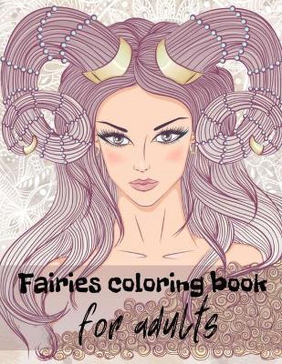 Fairies- Fairies Coloring Book - For Adults - cover