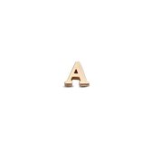 Isabel Bernard La Concorde Dames - Enkele Oorbel Goud - Roségoudkleurig (Letter R)
