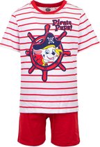 Paw Patrol Nickelodeon Short Pyjama - Shortama - Marshall - Pirate Pups rood. Maat 110 cm / 5 jaar
