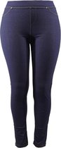 DAMES JEANS LEGGING - TREGGING - SLIM FIT -HIGH WAIST - BLAUW - MAAT M/L (38-40)