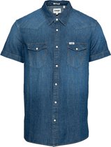 Wrangler overhemd Donkerblauw-S