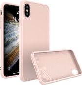Apple iPhone XS Hoesje - Rhinoshield - SolidSuit Serie - Hard Kunststof Backcover - Blush Pink - Hoesje Geschikt Voor Apple iPhone XS