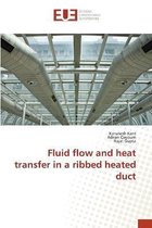 Fluid flow and heat transfer in a ribbed heated duct