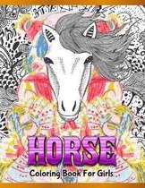 Horse Coloring Book For Girls: Cute Animals