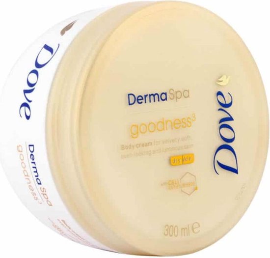 Dove DermaSpa Body Cream Goodness³ - 4 x 300 ml Voordeelverpakking | bol.com