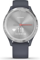 Garmin Vivomove 3S Hybrid Smartwatch - Echte wijzers - Verborgen touchscreen - Connected GPS - Silver/Blue