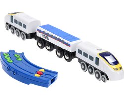 Base Toys Elektrische Trein met Afstandsbediening - Geluiden - 2+ jaar