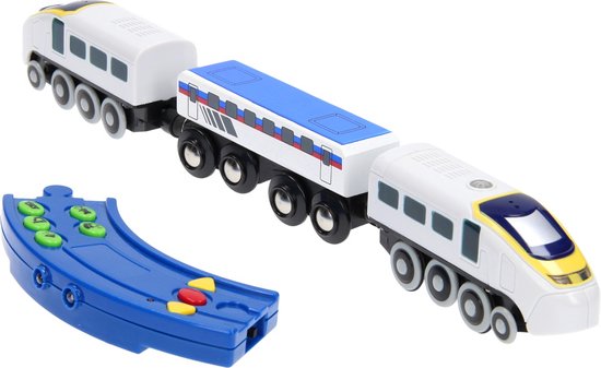 Base Toys Elektrische Trein met Afstandsbediening - Geluiden - 2+ jaar