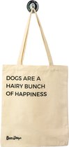Happiness Bag | Canvas Tas | Katoenen Tas | Honden Quote | Bandoga