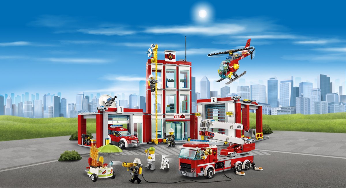 LEGO City Brandweerkazerne - 60110 — afbeelding 3