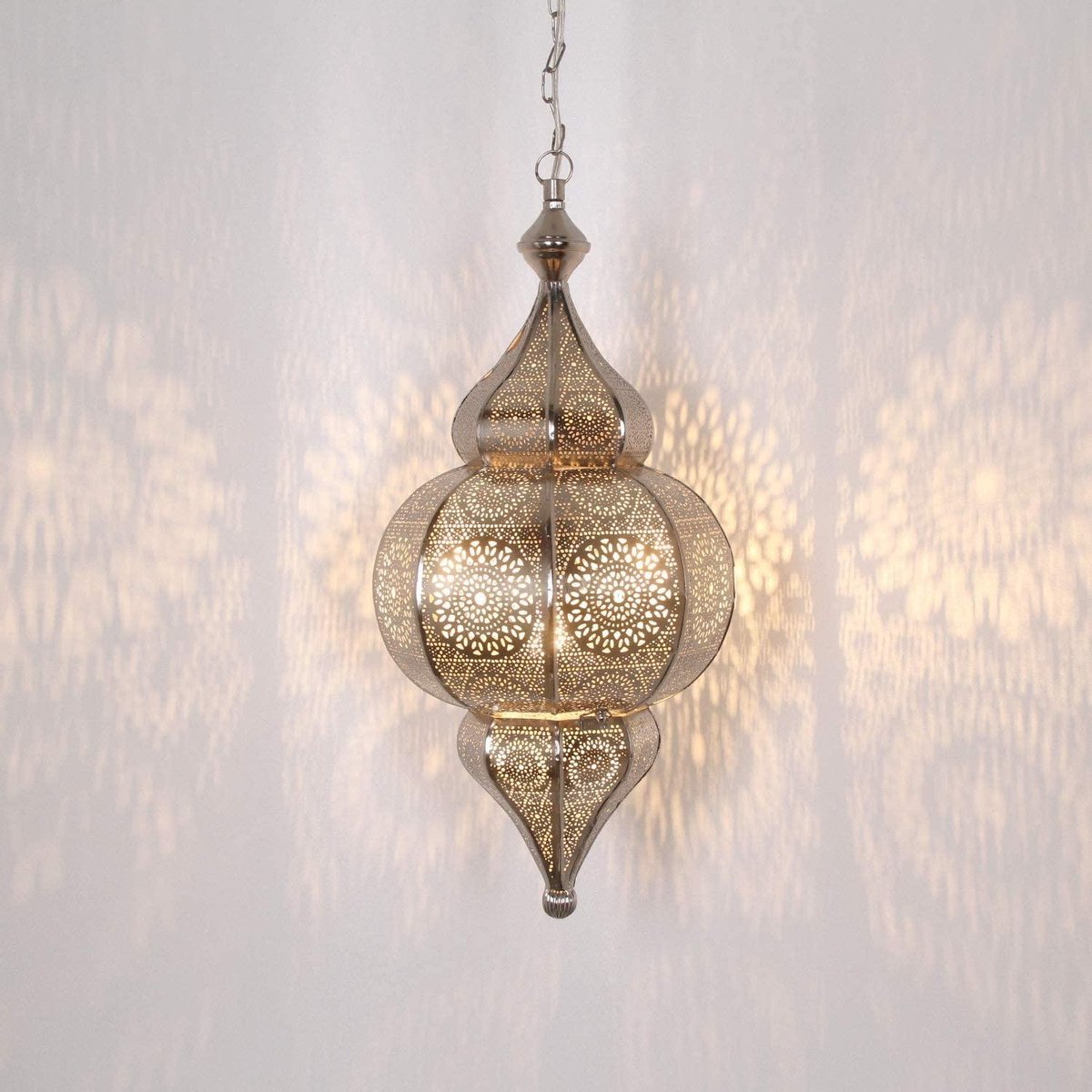 Oriëntaalse hanglamp Melisa zilver