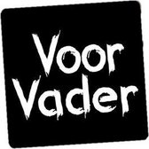 Sluitsticker Groot XXL Vaderdag – Sluitzegel Vierkant – Kadosticker - Voor Vader | Zwart – Wit | Papa | Verrassen – Surprise | Bedank kaart | Bedankje | Envelop sticker | Cadeau – Gift – Cadeauzakje | Chique inpakken | DH collection