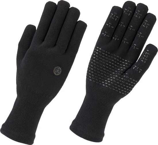 Gants AGU Merino Knit Long Fingers Essential Imperméables - Zwart - XL