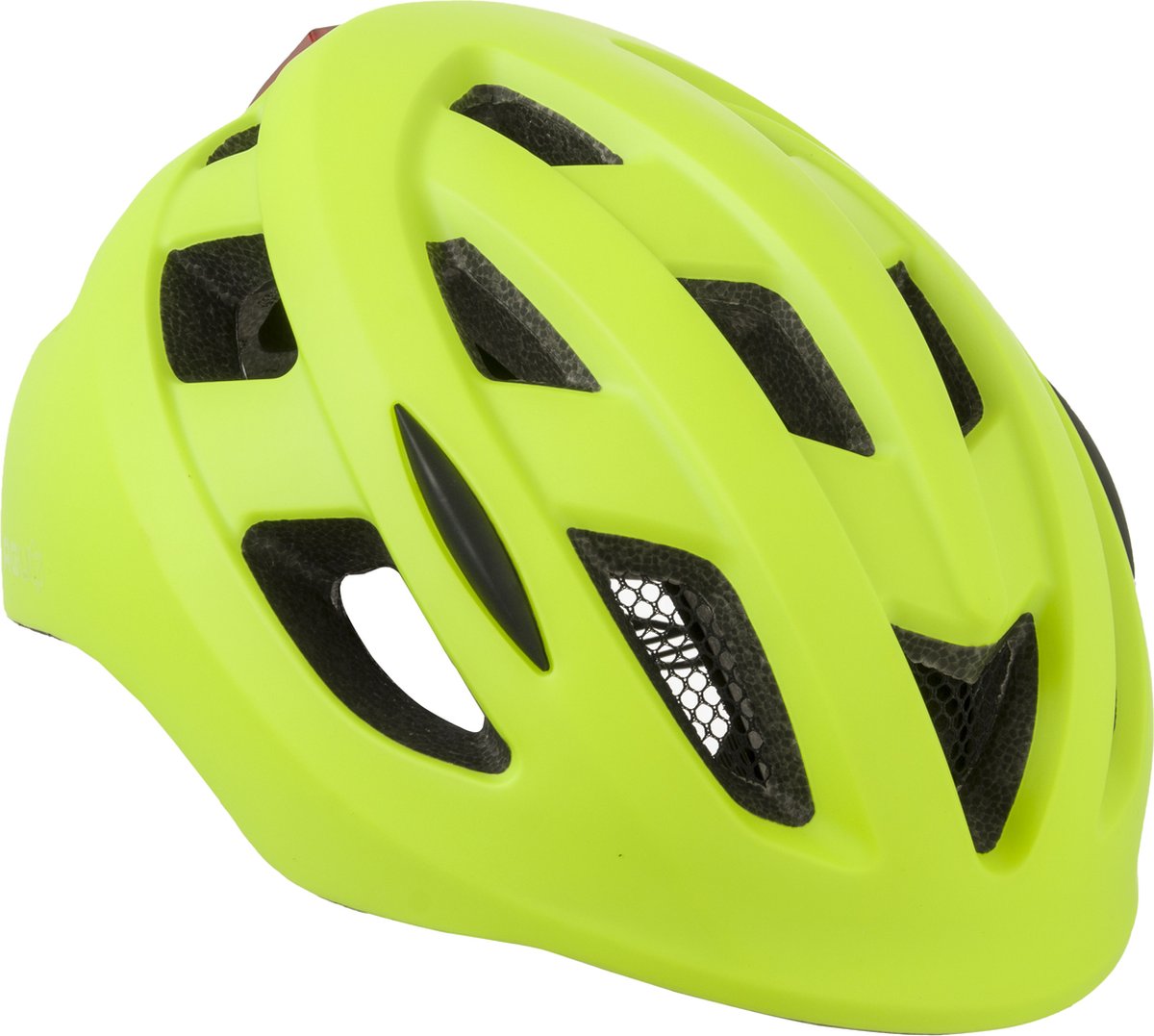 AGU Civick Fietshelm - Fluo Geel - L/XL - incl. Led licht