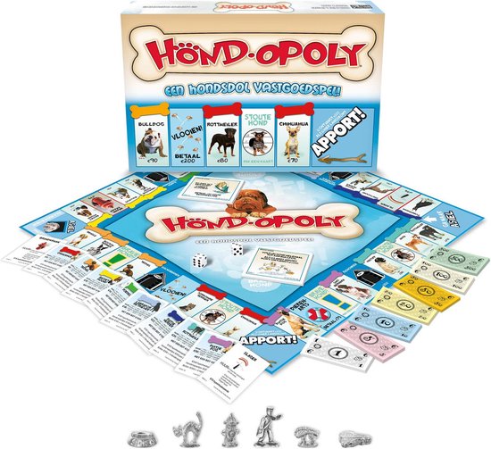 Boek: Hondopoly Gezelschapsspel, geschreven door Opoly