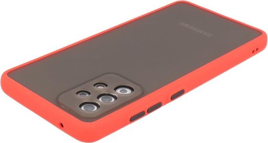 BestCases - Samsung Galaxy A72 5G - Samsung Galaxy A72 5G Hard Case Téléphone Case - Samsung Galaxy A72 5G couverture arrière - Rouge