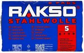 RAKSO Staalwol - 8 pads - 5 Grof
