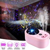 Kangka Projector Lamp met  Lucht bevochtiger - Sterren projector - Galaxy projector - 4 in 1 sterren projector -  360º Roteerbaar - Nachtlamp voor Kinderen - met Aroma diffuser - 1