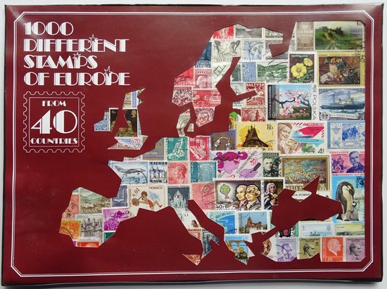 Afbeelding van het spel 1000 verschillende postzegels uit Europa