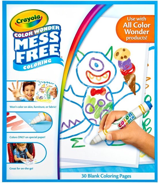 Crayola - Color Wonder - Kleurboek - Tekenblok Neutraal