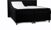 TipTopBedden - Elektrische Boxspring KING | 180x210 | incl. hoofdbord, matras en topper | Zwart