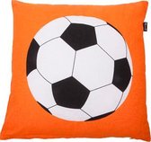 In The Mood Oranje Voetbal Kussen 45 x 45 cm - 2 stuks