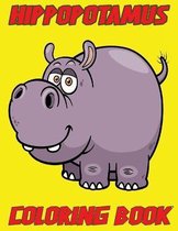 Hippopotamus coloring book