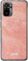 6F hoesje - geschikt voor Xiaomi Redmi Note 10 Pro -  Transparant TPU Case - Sandy Pink #ffffff