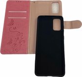 ZKl Telecom Telefoonhoesje - Book Case - Geschikt Voor Samsung Galaxy S20 - Roze