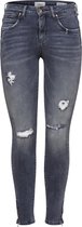 Only ONLKENDELL LIFE REG SK AKZIP CRE1885 Grey Denim Dames Jeans - Maat 29 X L34