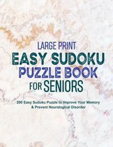 Large Print Easy Sudoku Puzzle Book for Seniors