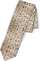 Fun stropdas met Egyptische hierogliefen / tekens