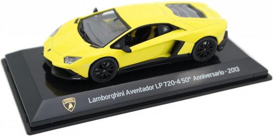 Antipoison nogmaals Maladroit Lamborghini Aventador LP720-4 Anniversario 2013 (Geel) (10 cm) 1/43 Atlas -  Modelauto... | bol.com