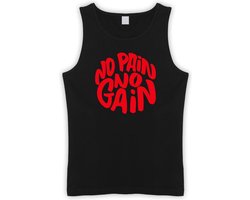 Zwarte Tanktop met 