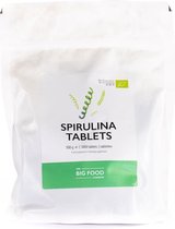 Big Food Spirulina comprimés -350 grammes - 700 comprimés